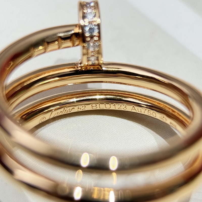 新品  一比一精工版本 配送全套卡地亞正品包裝 卡地亞Cartier三圈釘