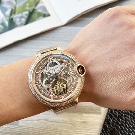 藍(lán)氣球系列 震撼上市【最新】：卡地亞 鏤空設(shè)計(jì)【類(lèi)型】：精品男士腕錶【錶帶