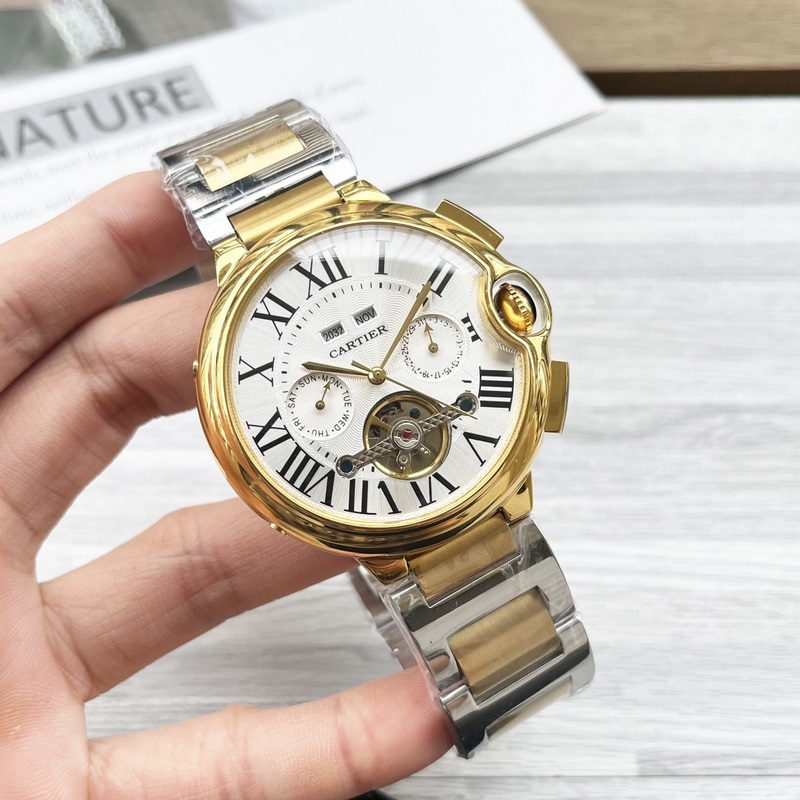 藍(lán)氣球系列 震撼上市【最新】：卡地亞 多功能精品設(shè)計【類型】：精品男士腕錶