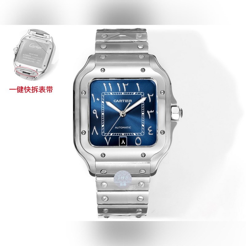THB 新品 卡地亞山度士 中東版本 鋼帶款【原版開模 2025最新卡地亞 山