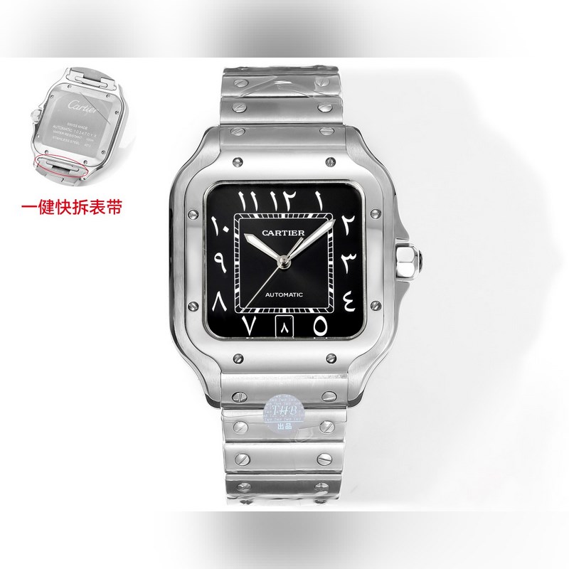 THB 新品 卡地亞山度士 中東版本 鋼帶款【原版開模 2025最新卡地亞 山