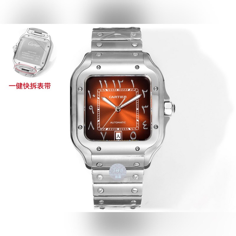 THB 新品 卡地亞山度士 中東版本 鋼帶款【原版開模 2025最新卡地亞 山