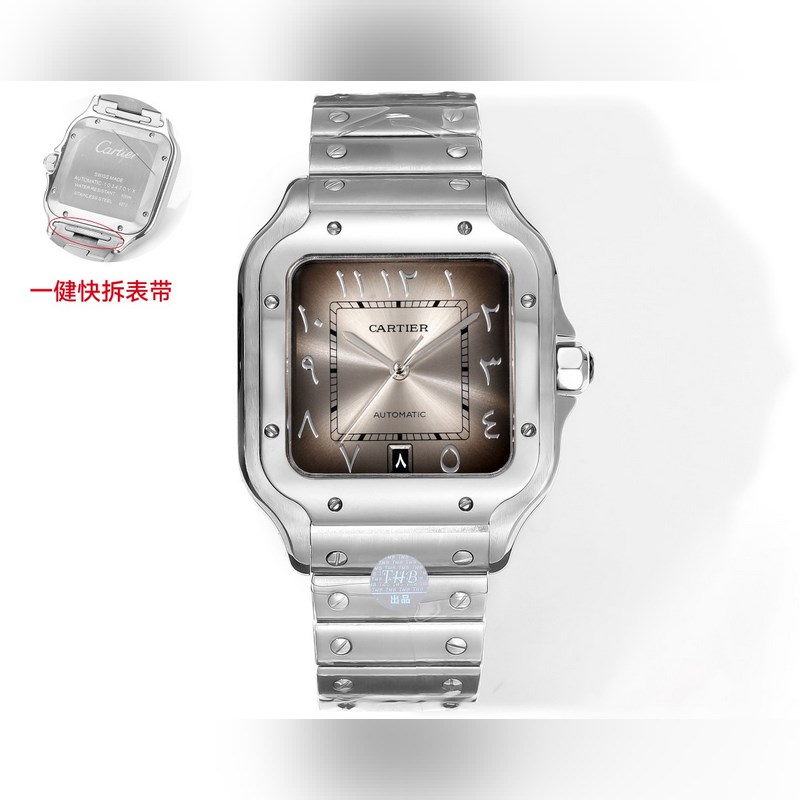 THB 新品 卡地亞山度士 中東版本 鋼帶款【原版開模 2025最新卡地亞 山