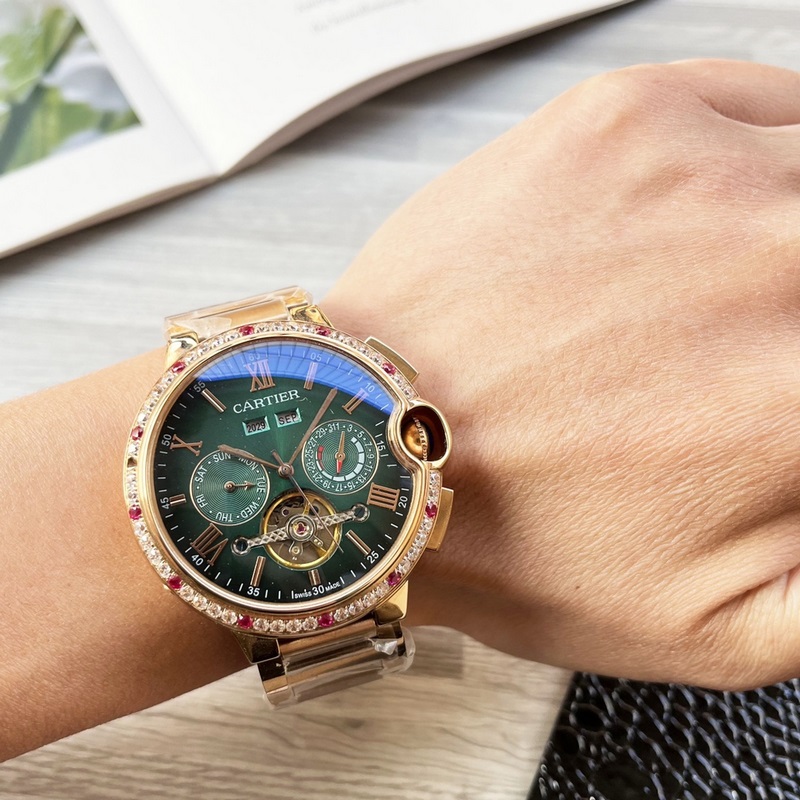 藍氣球系列 震撼上市【最新】：卡地亞 多功能精品設計【類型】：精品男士腕錶