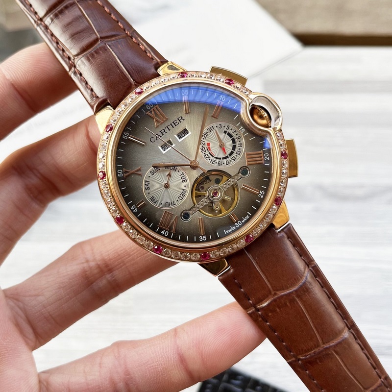 藍氣球系列 震撼上市【最新】：卡地亞 多功能精品設計【類型】：精品男士腕錶