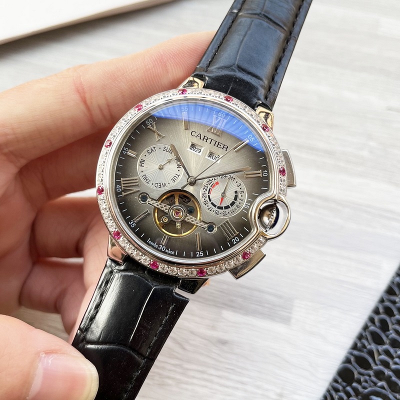 藍氣球系列 震撼上市【最新】：卡地亞 多功能精品設計【類型】：精品男士腕錶