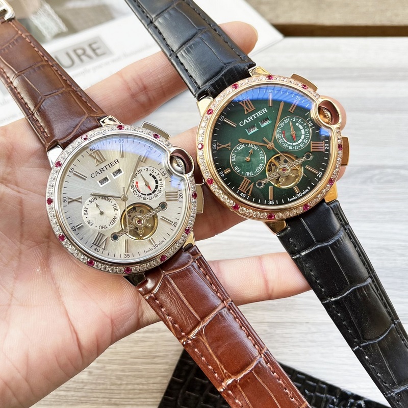 藍氣球系列 震撼上市【最新】：卡地亞 多功能精品設計【類型】：精品男士腕錶