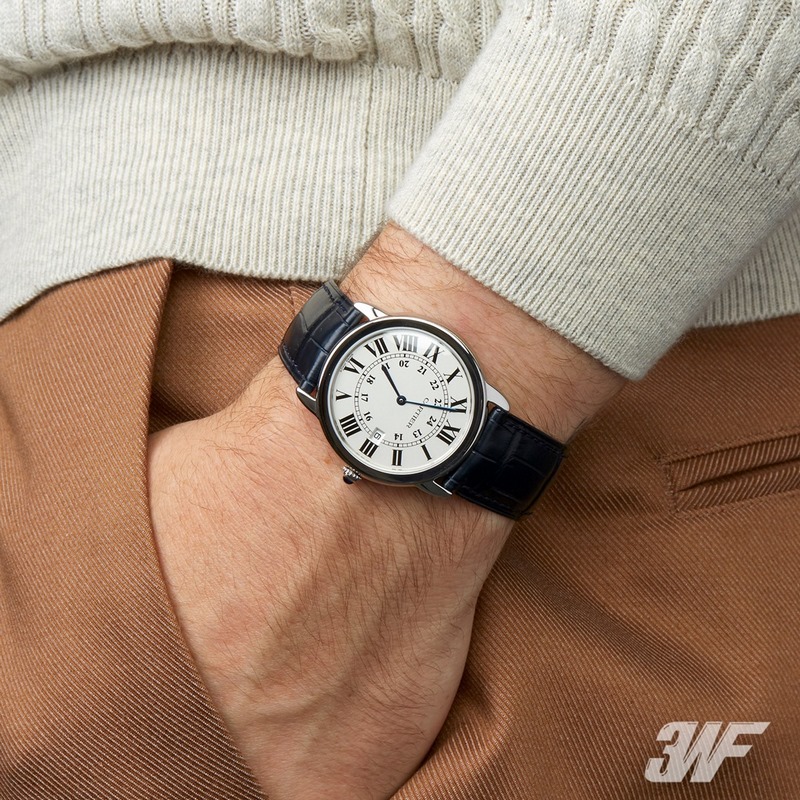 3wf升級版，頂級卡地亞RONDE DE CARTIER倫敦系列WSRN0021