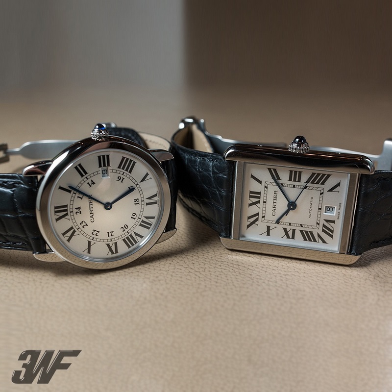 3wf升級版，頂級卡地亞RONDE DE CARTIER倫敦系列WSRN0021