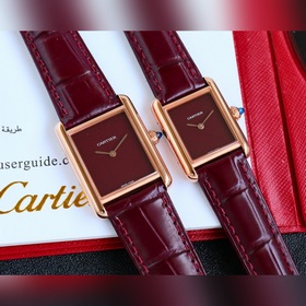 女款_卡地亞 TANK MUST超神巨作 火爆來襲尺寸：中33.7*25.5mm 小