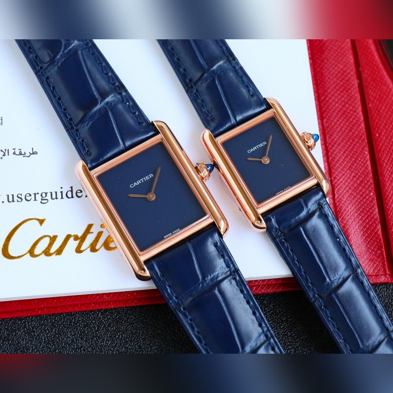 女款_卡地亞 TANK MUST超神巨作 火爆來襲尺寸：中33.7*25.5mm 小