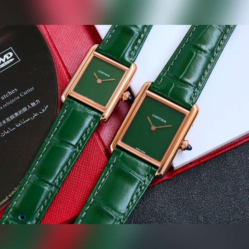 女款_卡地亞 TANK MUST超神巨作 火爆來襲尺寸：中33.7*25.5mm 小