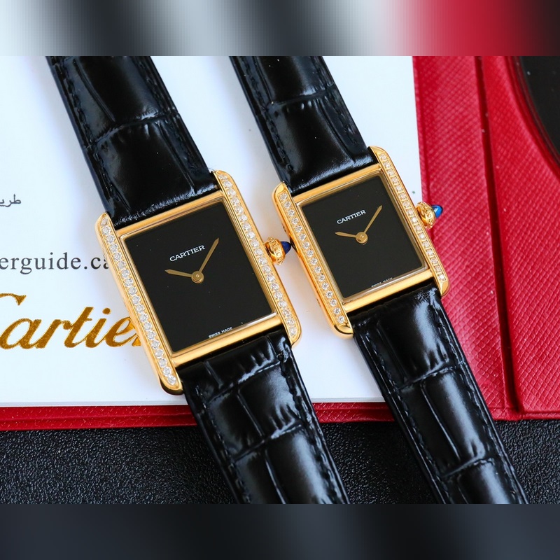 女款_卡地亞 TANK MUST超神巨作 火爆來襲尺寸：中33.7*25.5mm 小