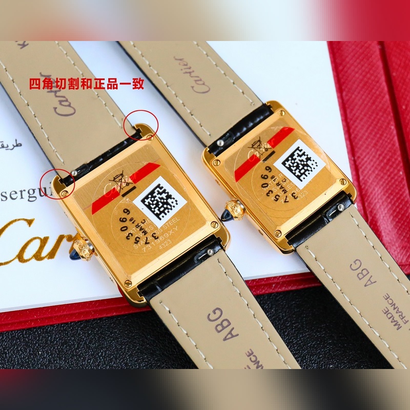 女款_卡地亞 TANK MUST超神巨作 火爆來襲尺寸：中33.7*25.5mm 小