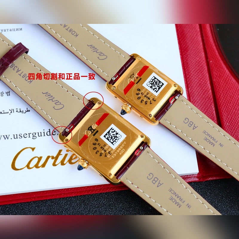女款_卡地亞 TANK MUST超神巨作 火爆來襲尺寸：中33.7*25.5mm 小