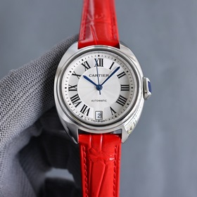 女款_卡地亞鑰匙系列 女款31mm、35mm，鑰匙腕錶保留了卡地亞的經典設計：阿拉伯數