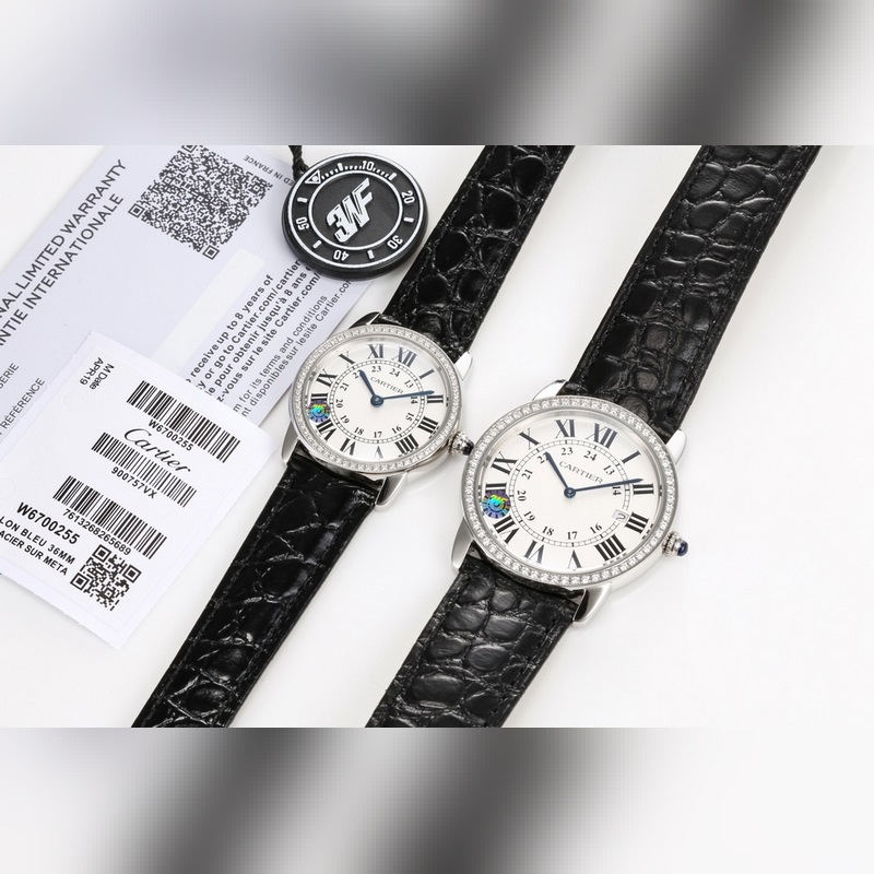 女款_3wf升級版，頂級卡地亞RONDE DE CARTIER倫敦系列WSRN0021