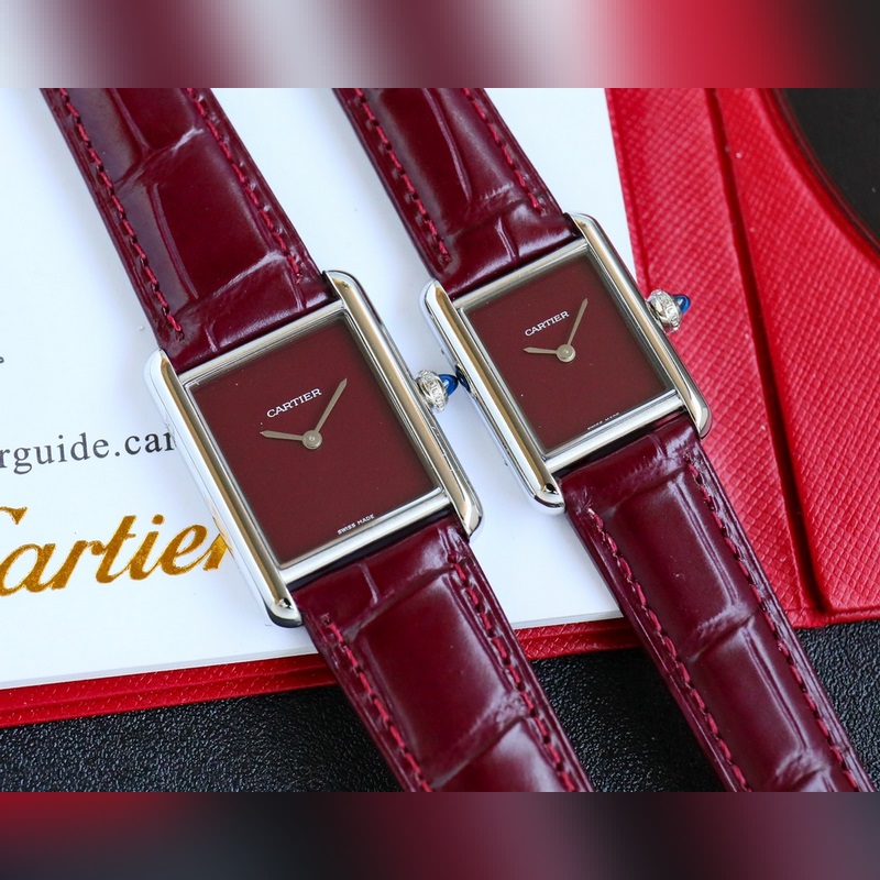 女款_卡地亞 TANK MUST超神巨作 火爆來襲尺寸：中33.7*25.5mm 小