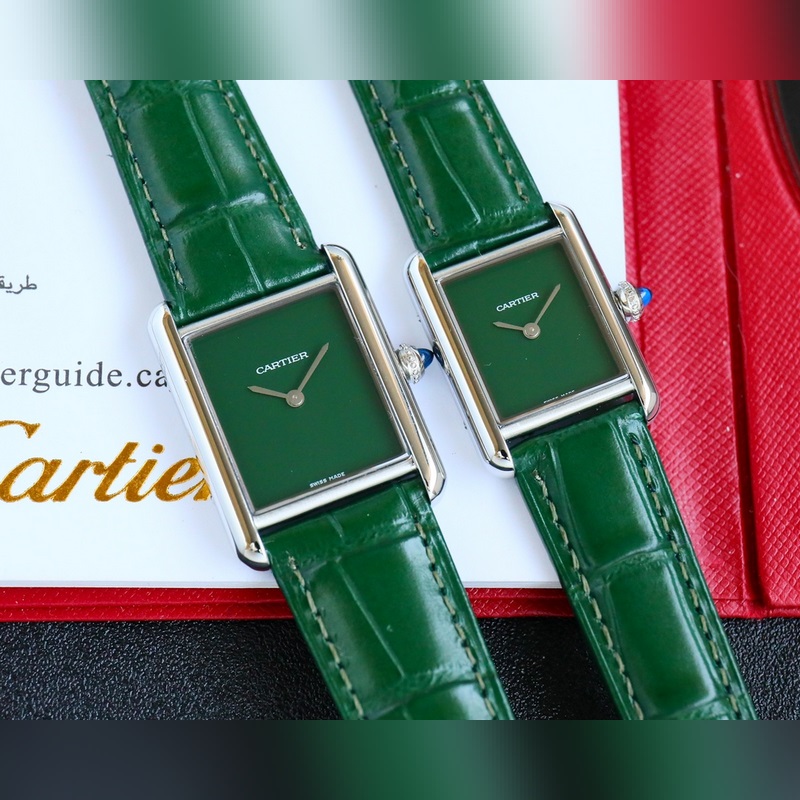 女款_卡地亞 TANK MUST超神巨作 火爆來襲尺寸：中33.7*25.5mm 小