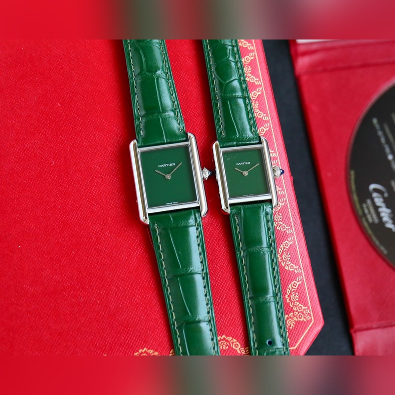 女款_卡地亞 TANK MUST超神巨作 火爆來襲尺寸：中33.7*25.5mm 小