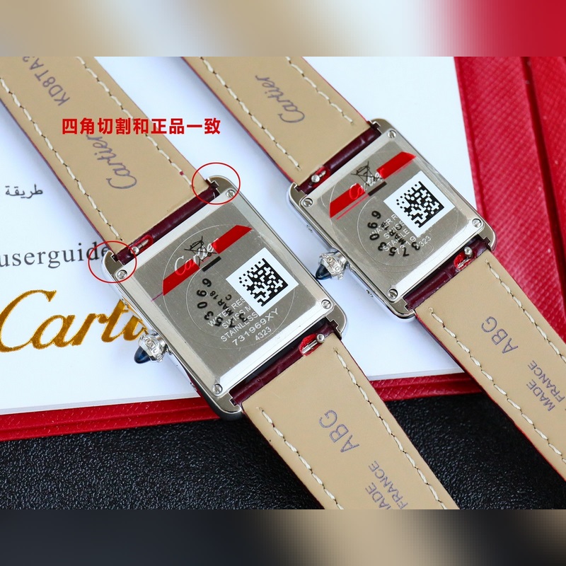 女款_卡地亞 TANK MUST超神巨作 火爆來襲尺寸：中33.7*25.5mm 小