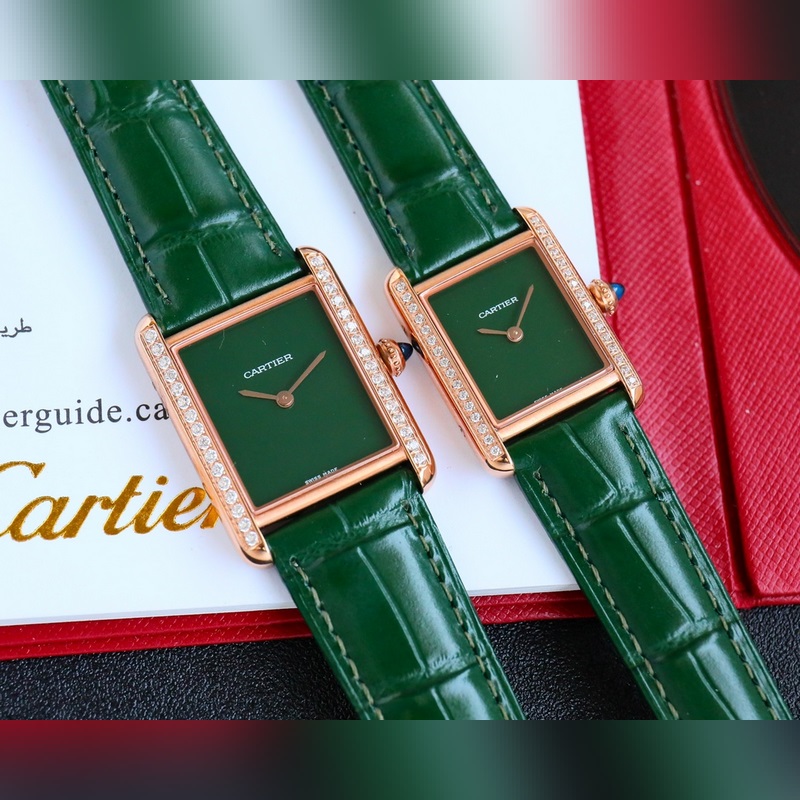 女款_卡地亞 TANK MUST超神巨作 火爆來襲尺寸：中33.7*25.5mm 小