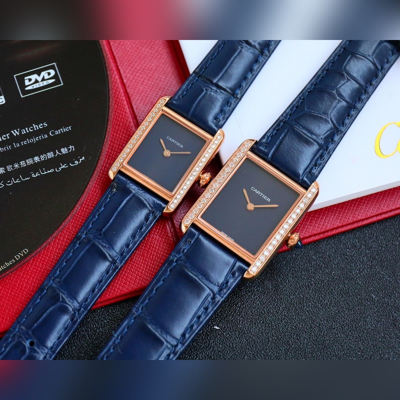 女款_卡地亞 TANK MUST超神巨作 火爆來襲尺寸：中33.7*25.5mm 小