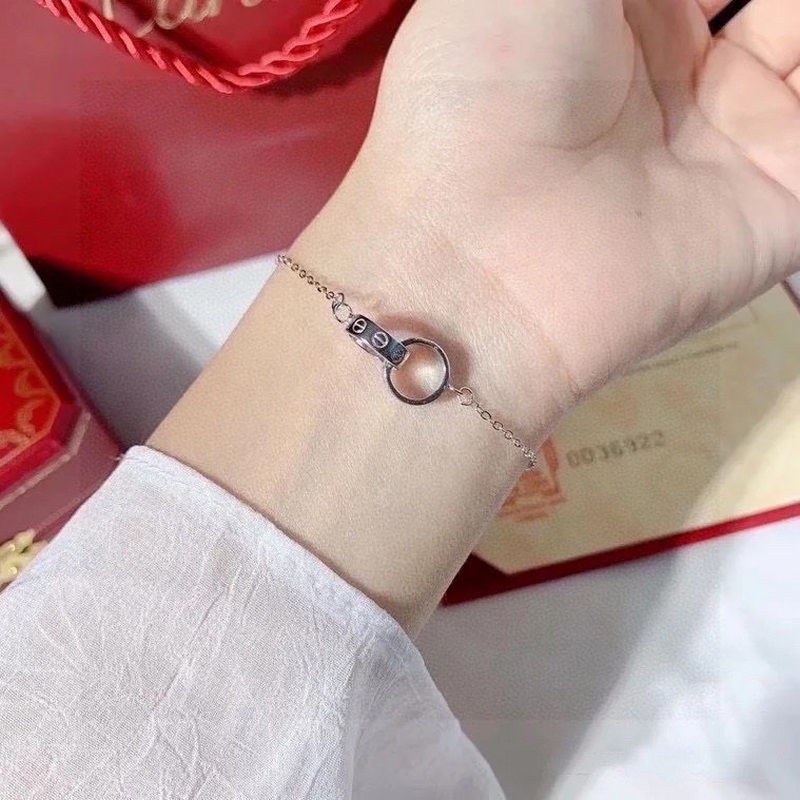 CNC卡地亞經典雙環手鍊 實拍[色][色] 高端定制 看做工 原版複刻 進專櫃無