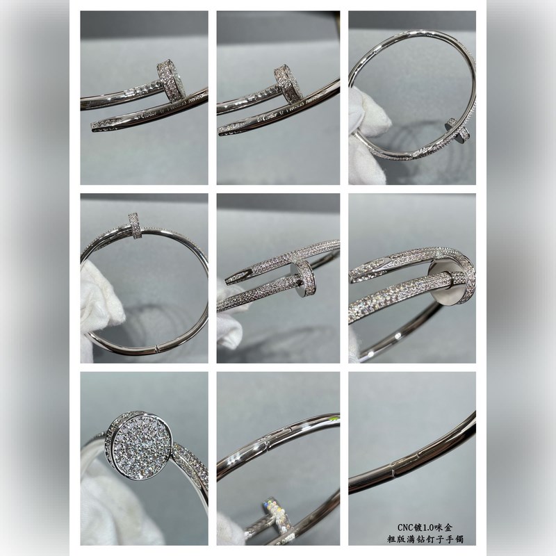 V金鍍咪金，16-17碼  ，18-19碼 。DB原版字印 CNC版本卡地亞粗版