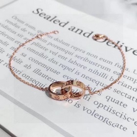 CNC卡地亞經(jīng)典雙環(huán)手鍊，高端定制，看做工 原版複刻，德國進口穿戴設(shè)備高大上 性