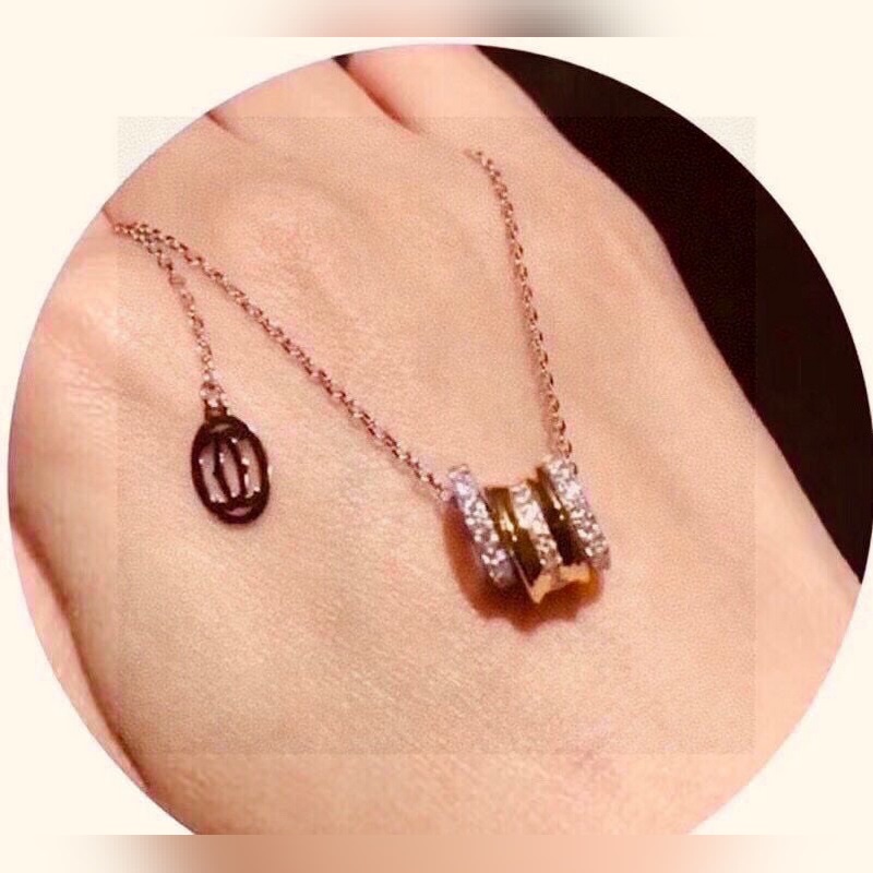 卡地亞Cartier大牌 經典 三環 路 路通 項鍊材質電鍍18k真金 鑲嵌進口