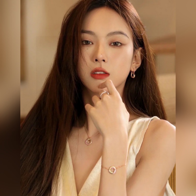 卡地亞 情人節 限量款三環 三色 系列 粉色超級特別！送人表白必備 ，第一眼就美