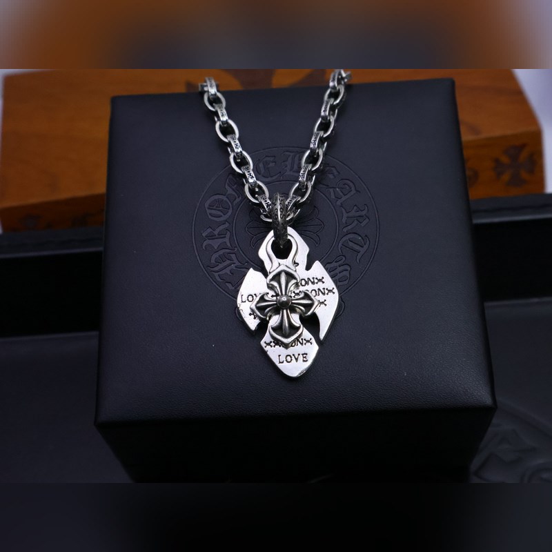 克羅心字母鍊 暗 ［字母暴動］  原版蝕刻字母鍊｜純手工鐫刻末日密語  哥特鑲