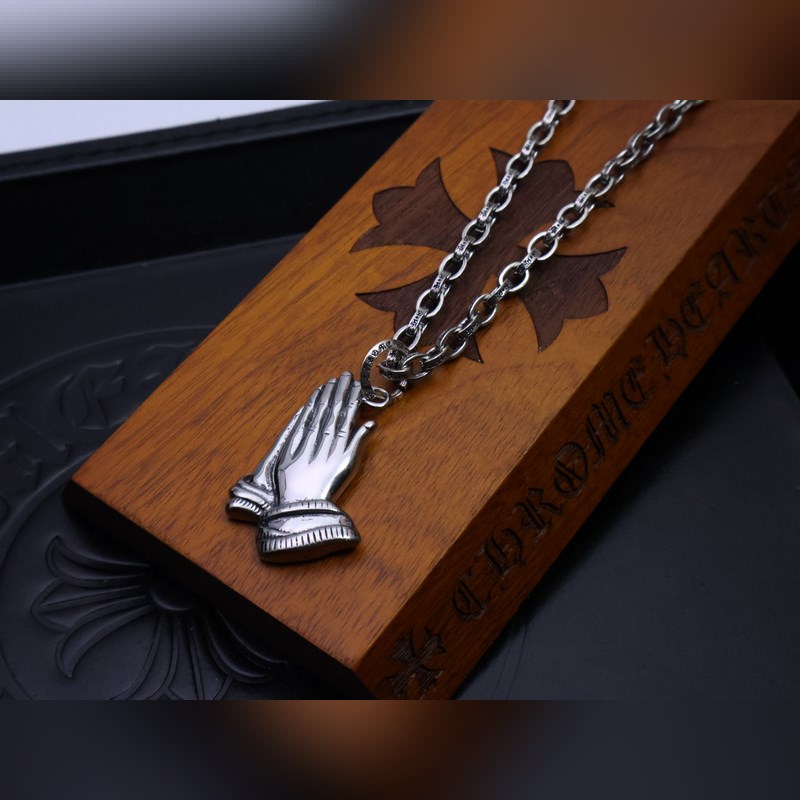 克羅心字母鍊 暗 ［字母暴動］  原版蝕刻字母鍊｜純手工鐫刻末日密語  哥特鑲