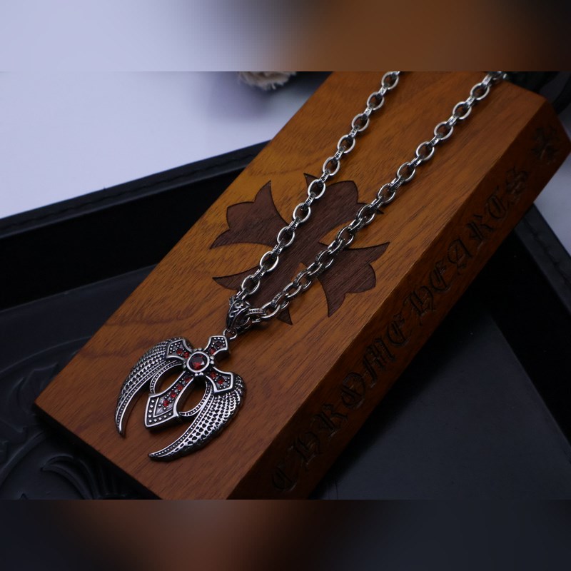 克羅心字母鍊 暗 ［字母暴動］  原版蝕刻字母鍊｜純手工鐫刻末日密語  哥特鑲