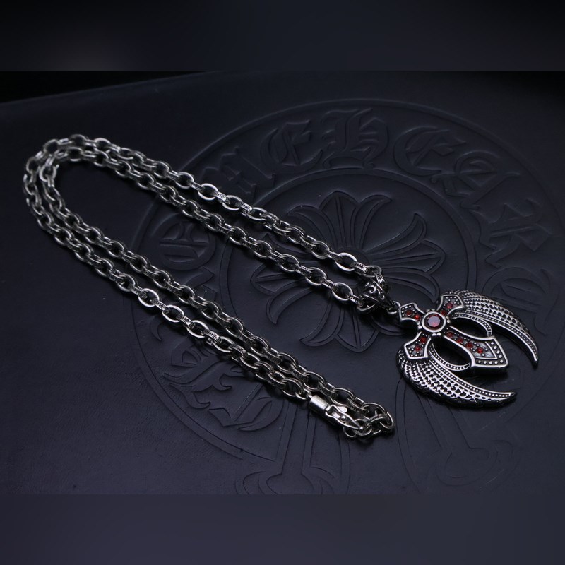 克羅心字母鍊 暗 ［字母暴動］  原版蝕刻字母鍊｜純手工鐫刻末日密語  哥特鑲