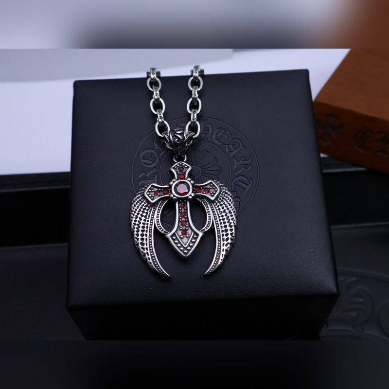 克羅心字母鍊 暗 ［字母暴動］  原版蝕刻字母鍊｜純手工鐫刻末日密語  哥特鑲