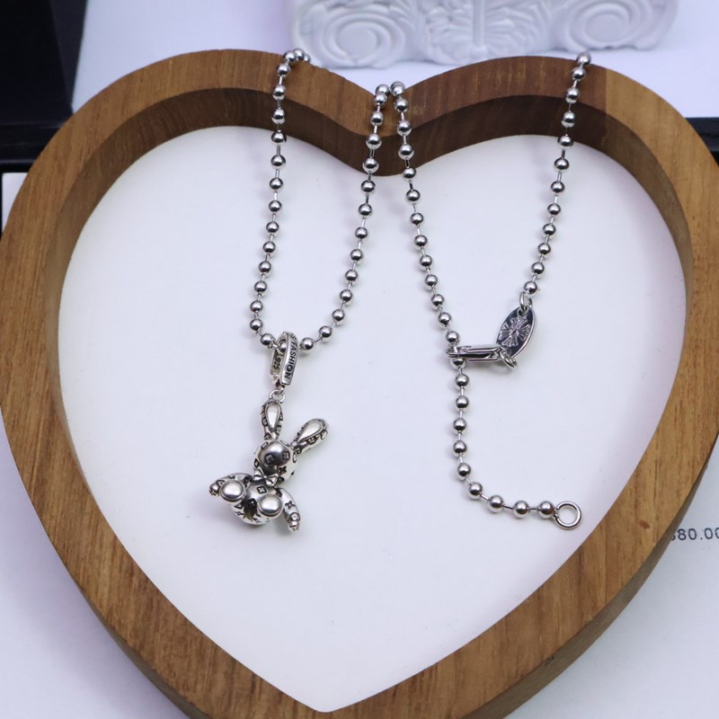 ［2025暗黑狼頭］克羅心珍珠鍊 溫柔要帶棱角 奢華要夠不羈 「珍珠與銀的末