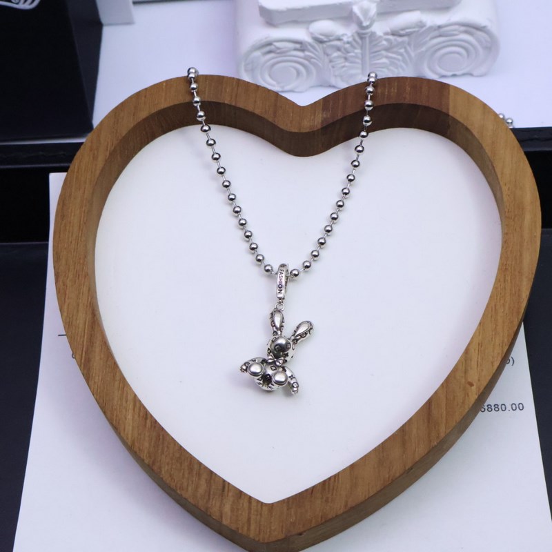 ［2025暗黑狼頭］克羅心珍珠鍊 溫柔要帶棱角 奢華要夠不羈 「珍珠與銀的末