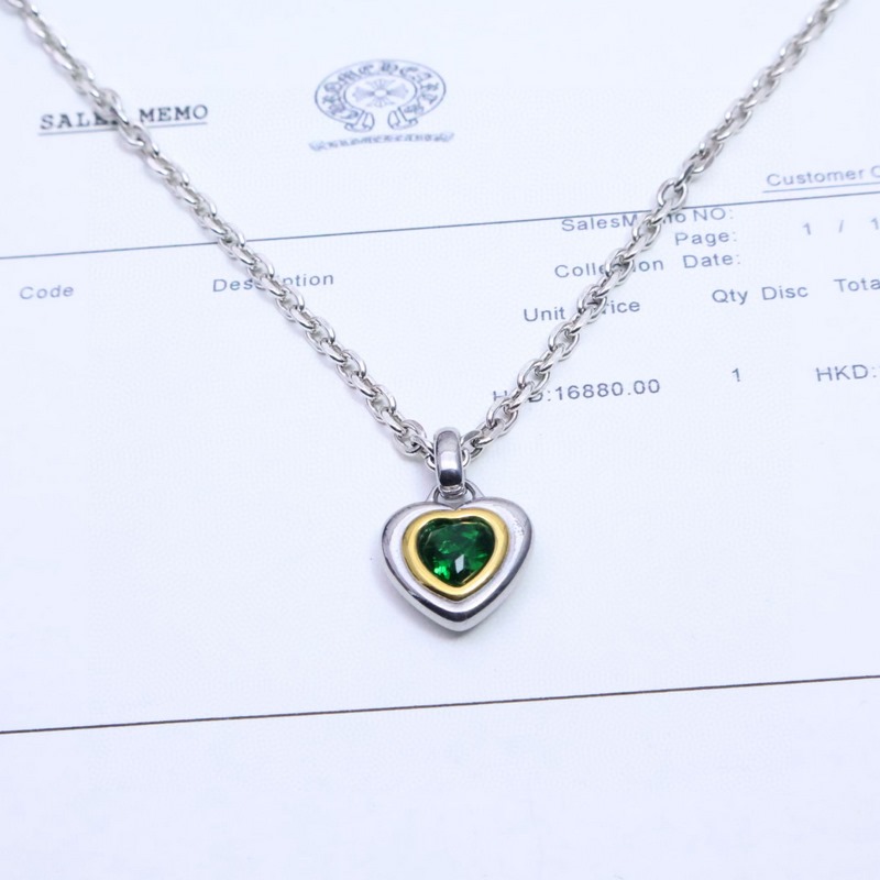 ［海洋之心 ］    克羅心永恒之心愛心 項鍊，愛心克羅心項鍊 造型不同的花紋設