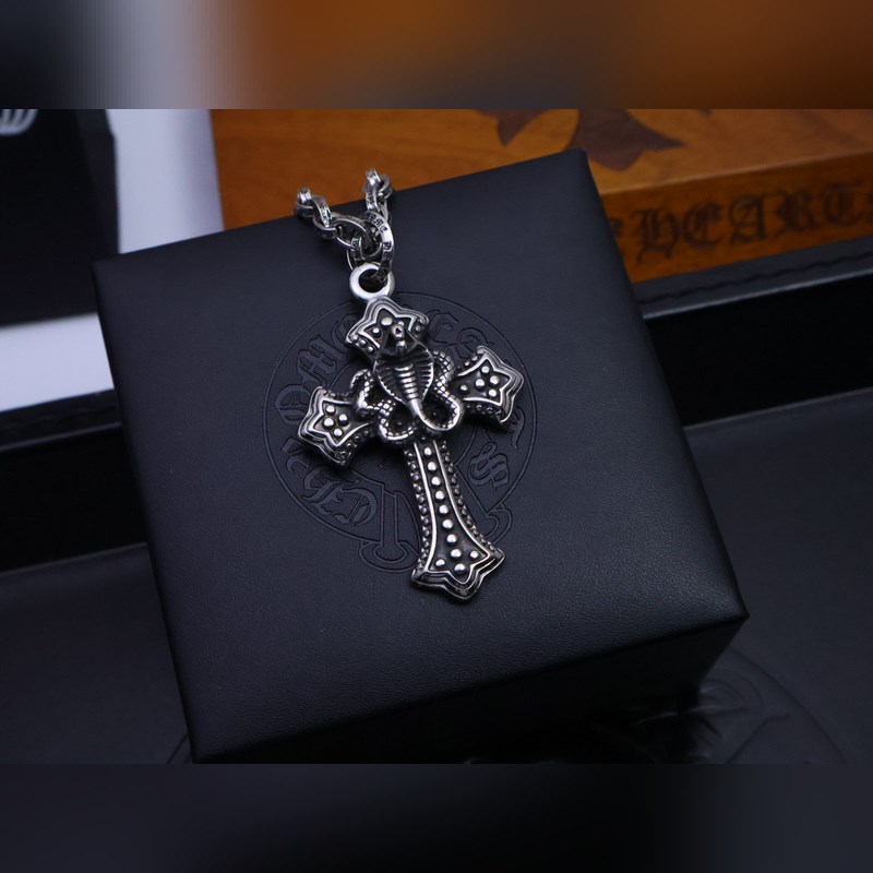 克羅心字母鍊 暗 ［字母暴動］  原版蝕刻字母鍊｜純手工鐫刻末日密語  哥特鑲