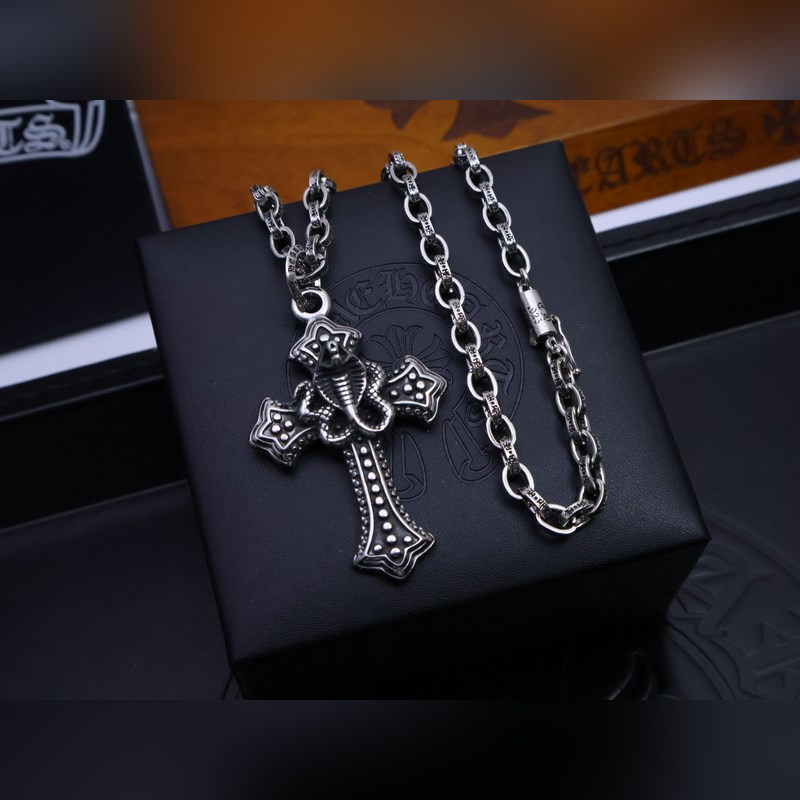 克羅心字母鍊 暗 ［字母暴動］  原版蝕刻字母鍊｜純手工鐫刻末日密語  哥特鑲