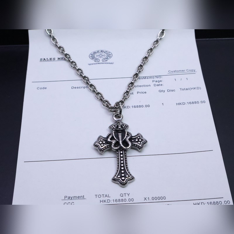 克羅心字母鍊 暗 ［字母暴動］  原版蝕刻字母鍊｜純手工鐫刻末日密語  哥特鑲