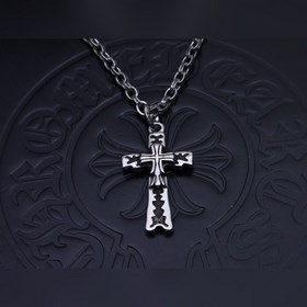 克羅心字母鍊 暗 ［字母暴動］  原版蝕刻字母鍊｜純手工鐫刻末日密語  哥特鑲