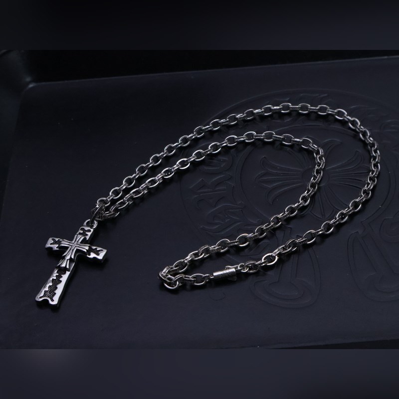 克羅心字母鍊 暗 ［字母暴動］  原版蝕刻字母鍊｜純手工鐫刻末日密語  哥特鑲