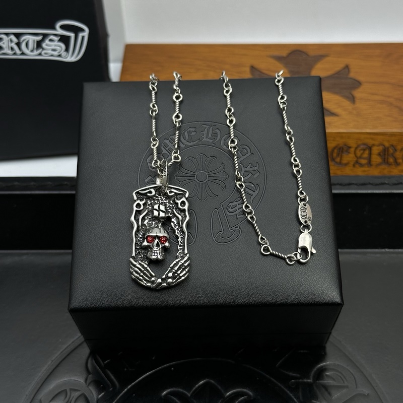 ［2025暗夜極光］克羅心項(xiàng)鍊蛇骨鍊 溫柔要帶棱角 奢華要夠不羈 「珍珠與銀