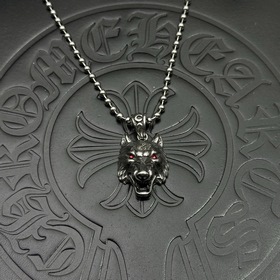 ［2025暗黑狼頭］克羅心珍珠鍊 溫柔要帶棱角 奢華要夠不羈 「珍珠與銀的末