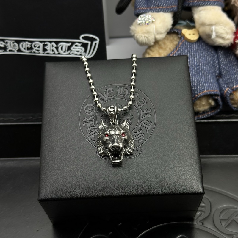 ［2025暗黑狼頭］克羅心珍珠鍊 溫柔要帶棱角 奢華要夠不羈 「珍珠與銀的末