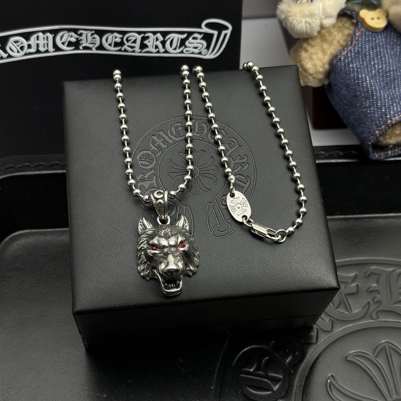 ［2025暗黑狼頭］克羅心珍珠鍊 溫柔要帶棱角 奢華要夠不羈 「珍珠與銀的末