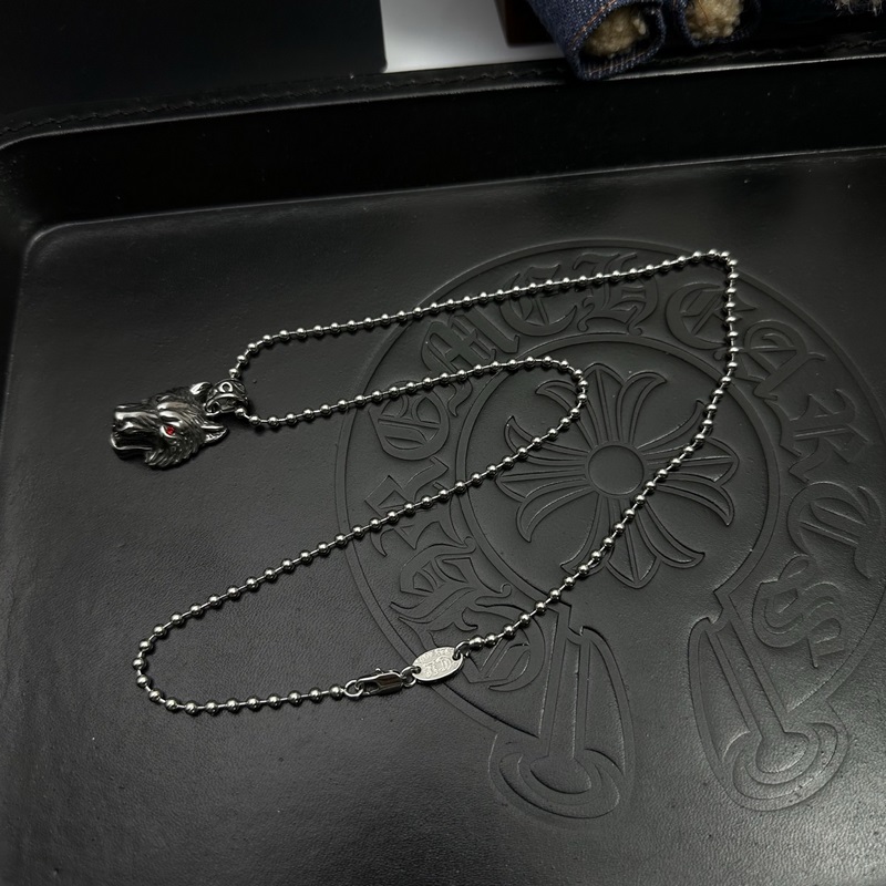 ［2025暗黑狼頭］克羅心珍珠鍊 溫柔要帶棱角 奢華要夠不羈 「珍珠與銀的末